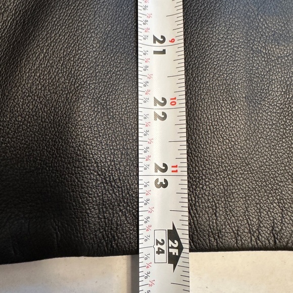 Vintage Pendleton Women’s Size M Leather Merino Wool Knit Jacket Black Zip Front - Picture 9 of 10